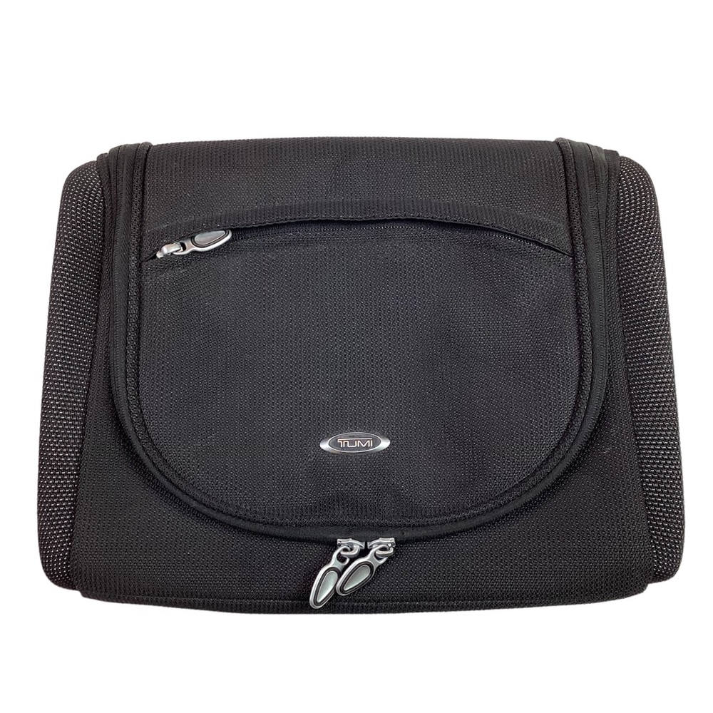 Tumi Nylon Pouch Black 12”x9”x4”